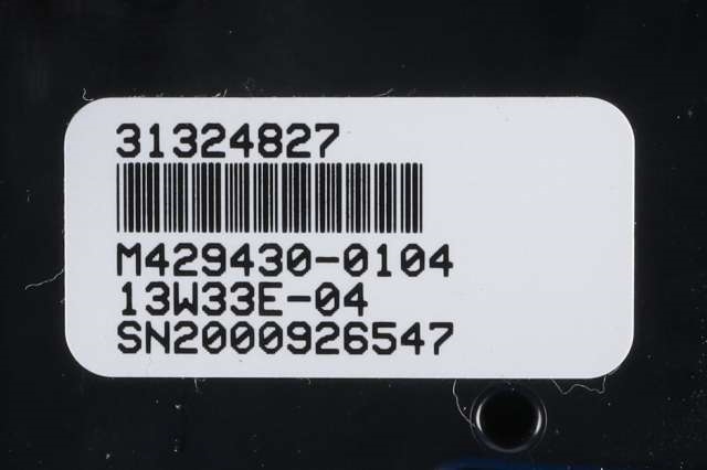 Bilstereo navigasjon betjeningspanel til Volvo V60 2010-2013 (Type I, Fase 1)  (VOLVO|31324827|)