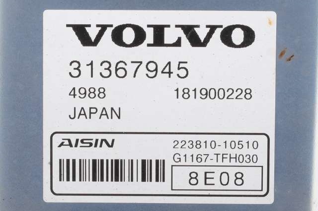 Styreenhet girkasse, hybrid til Volvo XC60 2017-->> (Type II) (VOLVO|31367945|)
