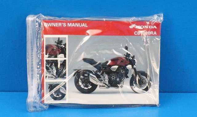MC, Instruksjonsbok til MC Honda CB1000R 2018-2020