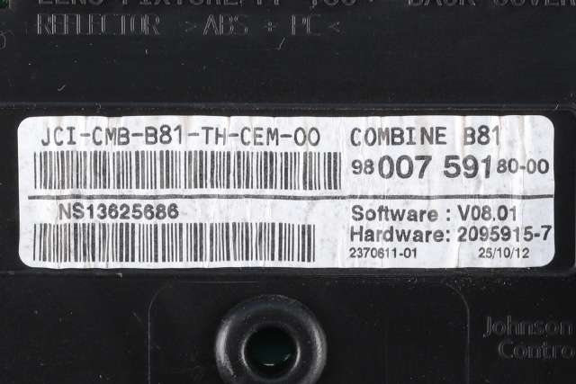Instrumentpanel til Citroën DS5 2012-2017  (CITROEN|98 007591 80|)