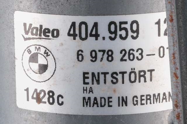 Viskermotor frontrute komplett m/overføring til BMW 3-Serie 2005-2011 (E90/E91/E92/E93) (E90/E91/E92/E93) (BMW|6 978 263|)