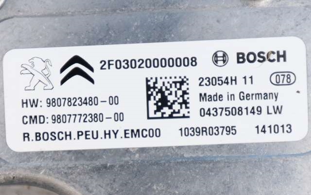 Inverter hybrid til Peugeot 508 2014-2018 (Type I, Fase 2) (BOSCH|0 437 508 149|98 078234 80|)