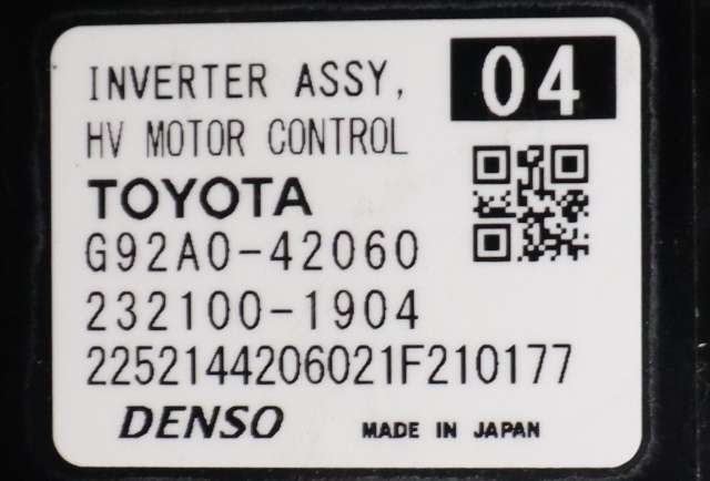 Inverter hybrid til Toyota RAV4 2019-->> (Type V) (TOYOTA|G92A0-42060|)