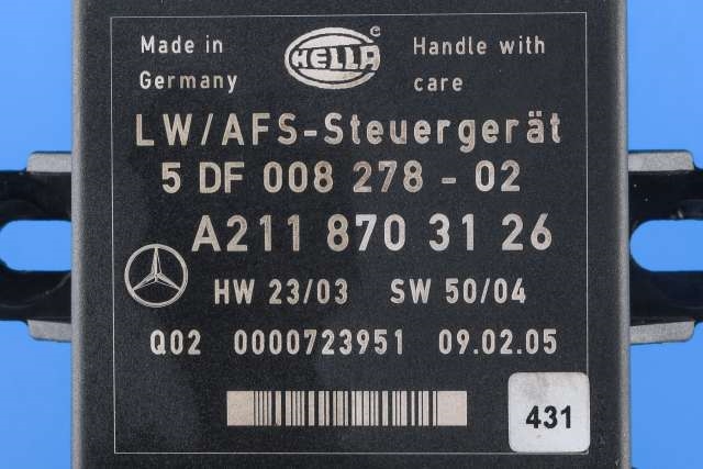 Styreenhet lys (LCM - Light Control Module) til Mercedes ML 2005-2011 (W164) (W164) (MERCEDES|A 211 870 31 26|)