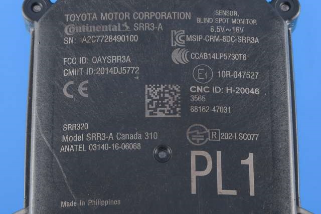Sensor blindsone til Toyota Prius 2016-2023 (Type IV) (combi) (combi) (TOYOTA|88162-47031|)