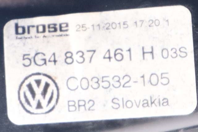 Ruteheis venstre foran til VW e-Golf 2014-2017 (Fase 1) (VAG|5G4 837 461 H|)