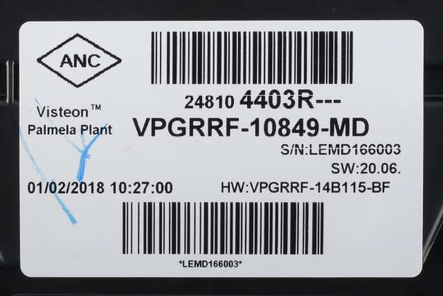 Instrumentpanel til Renault Captur 2013-2020 (Type I)  (VISTEON|VPGRRF-10849-MD|2481 04403R|)