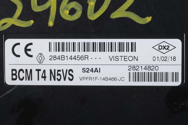 Styreenhet comfort (BCM) til Renault Captur 2013-2020 (Type I)  (RENAULT|284B 14456R|)