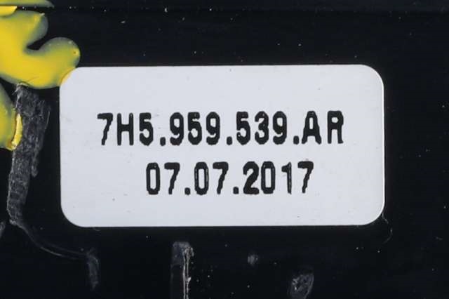 Bryter ruteheis førerdørspanel til VW Transporter / Caravelle 2015-2019 (T6) (T6) (VAG|7H5 959 539 AR|)