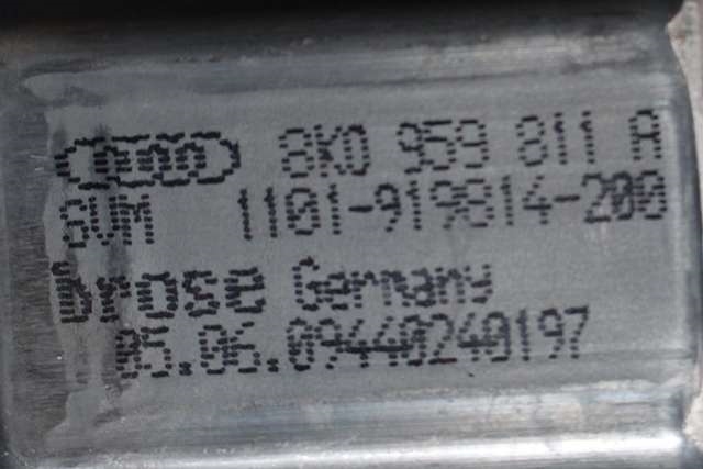 Ruteheis venstre bak til Audi A4 2007-2014 (Type IV) (B8) (B8) (VAG|8K0 959 811 A|)