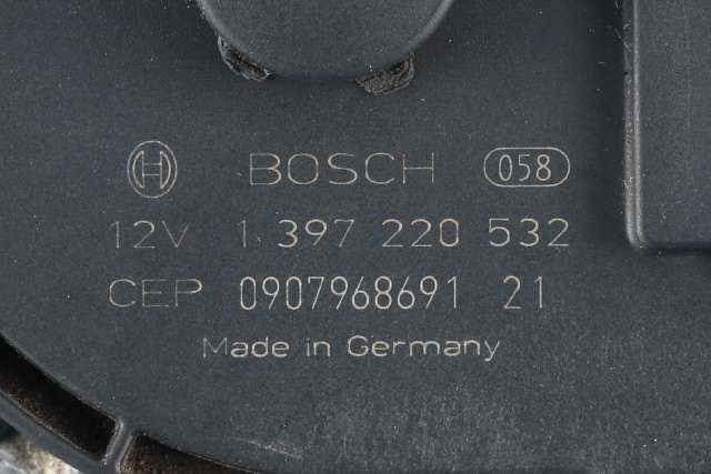 Viskermotor frontrute komplett m/overføring til VW Scirocco 2008-2013  (VAG|1K8 955 023 B|)