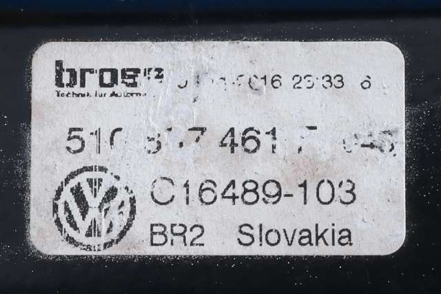Ruteheis venstre foran til VW Golf Sportsvan 2014-2018  (VAG|510 837 461 F|)
