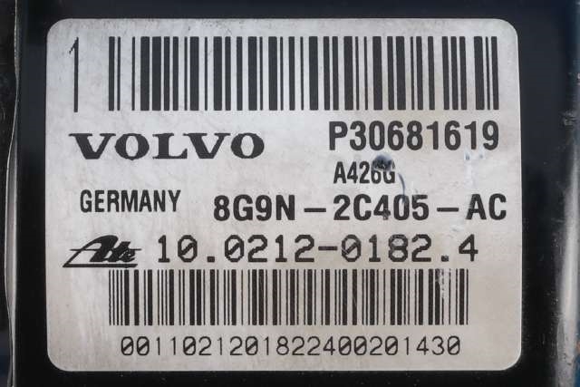 ABS sentral til Volvo V70 2007-2013 (Type III, Fase 1)  (VOLVO|P30681619|)