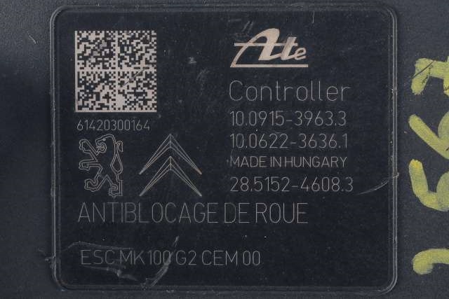 ABS sentral til Peugeot 2008 2013-2019 (Type I)  (PEUGEOT|98 093124 80|)