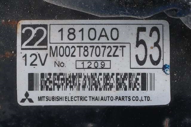 Starter diesel til Mitsubishi L200 2006-2015 (Type IV)  (MITSUBISHI|1810A053|)