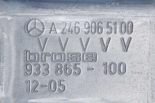 Ruteheis, kun motor, venstre foran til Mercedes B-Klasse 2011-2018 (W246) (W246) (MERCEDES|A 246 906 51 00|)