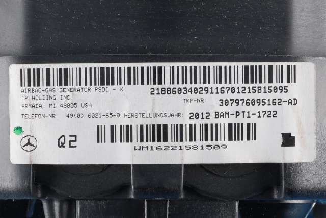 Airbag ratt til Mercedes B-Klasse 2011-2018 (W246) (W246) (MERCEDES|A 218 460 19 18|)