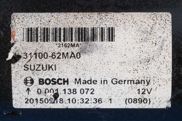 Starter diesel til Suzuki Vitara 2015-->> (Type IV)  (BOSCH|0 001 138 072|31100-62MA0|)