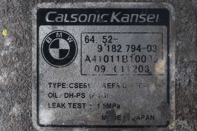 Aircondition kompressor til BMW 1-Serie 2004-2011 (E81/E82/E87/E88) (E81/E82/E87/E88) (BMW|64.52-9 182 794|)