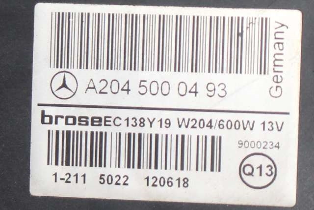 Kjølevifte til Mercedes B-Klasse 2011-2018 (W246) (W246) (MERCEDES|A 204 500 04 93|)