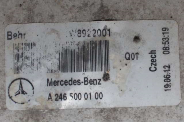 Intercooler til Mercedes B-Klasse 2011-2018 (W246) (W246) (MERCEDES|A 246 500 01 00|)