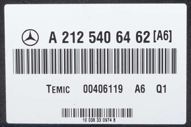 Styreenhet nivå/luftfjæring til Mercedes E-Klasse 2009-2013 (Fase 1) (W212) (W212) (MERCEDES|A 212 540 64 62|)