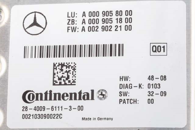 Kamera til Mercedes E-Klasse 2009-2013 (Fase 1) (W212) (W212) (MERCEDES|A 000 905 80 00|)