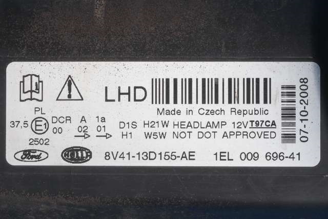 Frontlykt venstre xenon til Ford Kuga 2008-2012 (Type I)  (FORD|8V41-13D155-AE|)