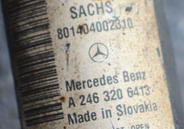 Fjærbein høyre foran til Mercedes B-Klasse 2011-2018 (W246) (W246) (MERCEDES|A 246 320 64 13|)