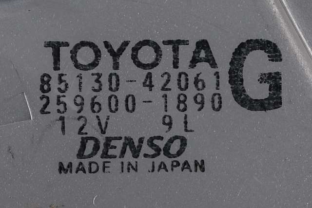 Viskermotor bakrute til Toyota RAV4 2009-2013 (Type III, Fase 2)  (DENSO|259600-1890|85130-42061|)