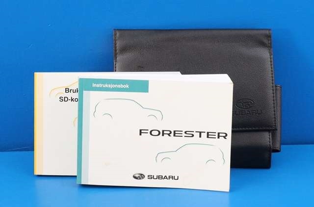 Instruksjonsbok til Subaru Forester, 2013-2019 (Type IV)  