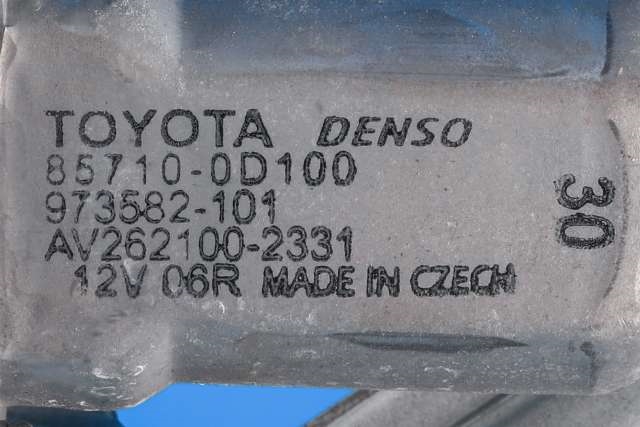 Ruteheis venstre bak til Toyota Auris 2013-2015 (Type II, Fase 1)  (DENSO|262100-2331|85710-0D100|)
