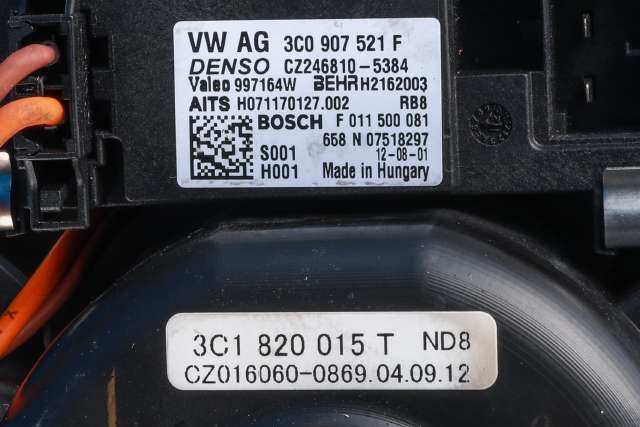 Varmeapparat motor til VW Tiguan 2011-2016 (Type I, Fase 2) (3C1 820 015 T|)