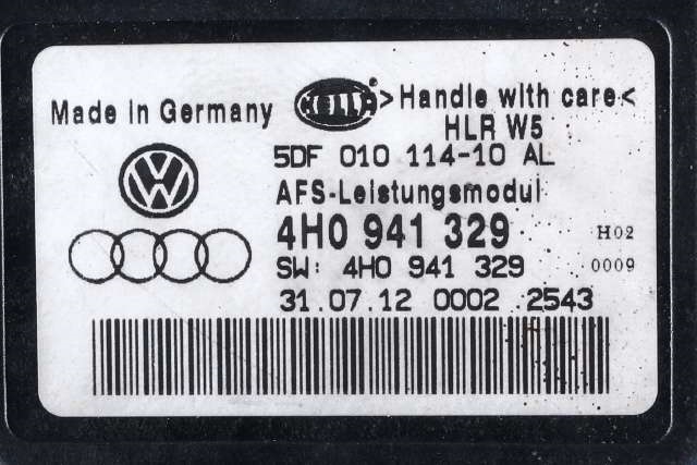 Styreenhet lys (LCM - Light Control Module) til VW Tiguan 2011-2016 (Type I, Fase 2)  (VAG|4H0 941 329|)