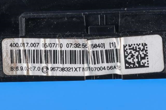Varmeapparat betjening til Peugeot 5008 2010-2017 (Type I)  (PEUGEOT|96 738321 XT|)
