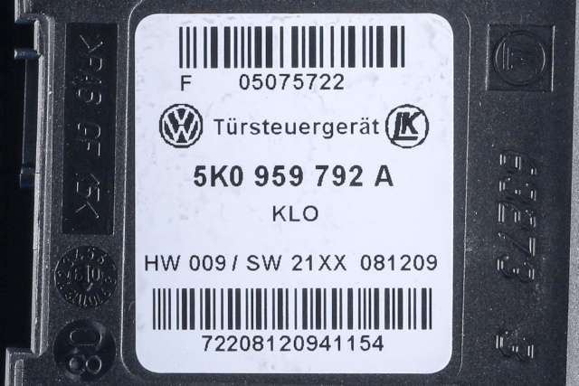 Ruteheis, kun motor, høyre foran til VW Golf, Plus/Cross 2009-2013 (Fase 2)  (VAG|5M1 837 402 Q|)