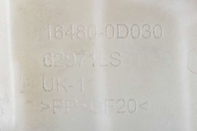 Ekspansjonstank til Toyota Auris 2013-2015 (Type II, Fase 1)  (TOYOTA|16480-0D030|)