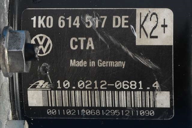 ABS sentral til Audi A3 2009-2012 (Type II, Fase 2) (VAG|1K0 614 517 DE|1K0 907 379 BJ|)
