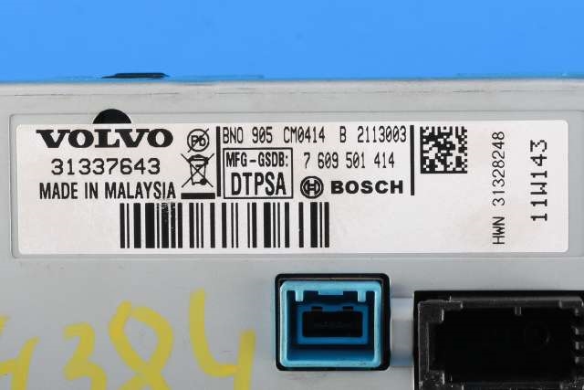 Bilstereo navigasjon skjerm til Volvo V60 2010-2013 (Type I, Fase 1)  (BOSCH|7 609 501 414|31337643|)