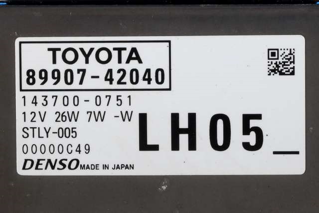 Styreenhet LED til Toyota RAV4 2019-->> (Type V)  (TOYOTA|89907-42040|)