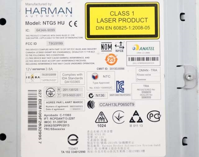 Bilstereo navigasjon spiller til Mercedes V-Klasse 2014-->> (W447) (W447) (MERCEDES|A 205 900 54 26|)