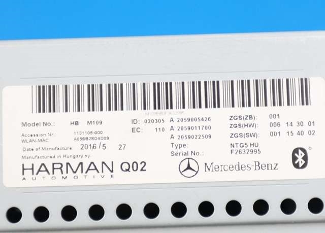 Bilstereo navigasjon spiller til Mercedes V-Klasse 2014-->> (W447) (W447) (MERCEDES|A 205 900 54 26|)