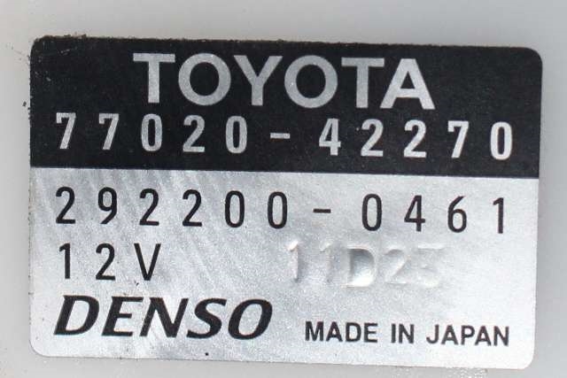 Bensinpumpe elektrisk til Toyota RAV4 2019-->> (Type V) (DENSO|292200-0461|77020-42270|)