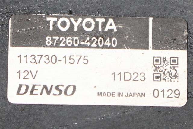 Sirkulasjonspumpe til Toyota RAV4 2019-->> (Type V) (DENSO|113730-1575|87260-42040|)