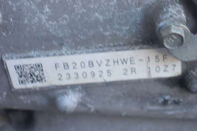 Motor bensin til Subaru Forester 2013-2019 (Type IV)  (FB20B|)
