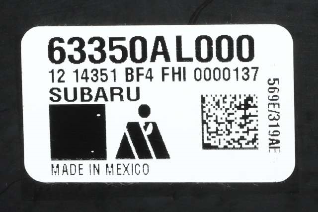 Styreenhet diverse til Subaru Outback 2015-2020 (Type V)  (SUBARU|63350-AL000|)