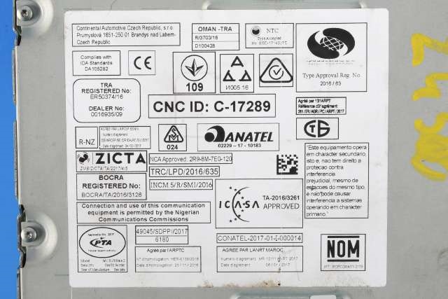 Bilstereo navigasjon til Toyota Proace 2016-->> (Type II) (PSA|98 219089 80|)
