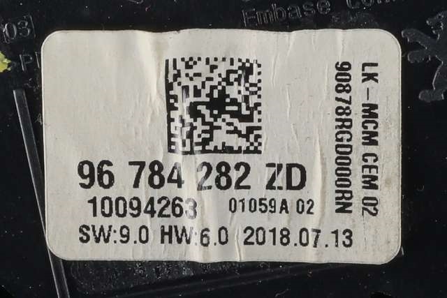 Bryter diverse til Toyota Proace 2016-->> (Type II) (PSA|96 784282 ZD|)