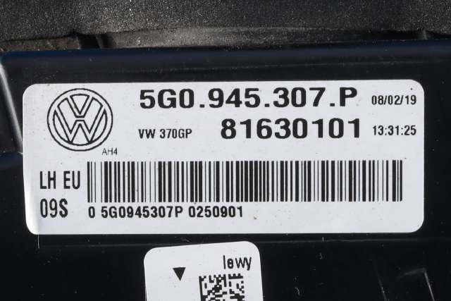 Baklykt venstre indre til VW e-Golf 2017-2020 (Fase 2)  (VAG|5G0 945 307 P|)