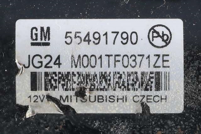 Starter diesel til Opel Insignia B 2017-->>  (GM|55 491 790|)